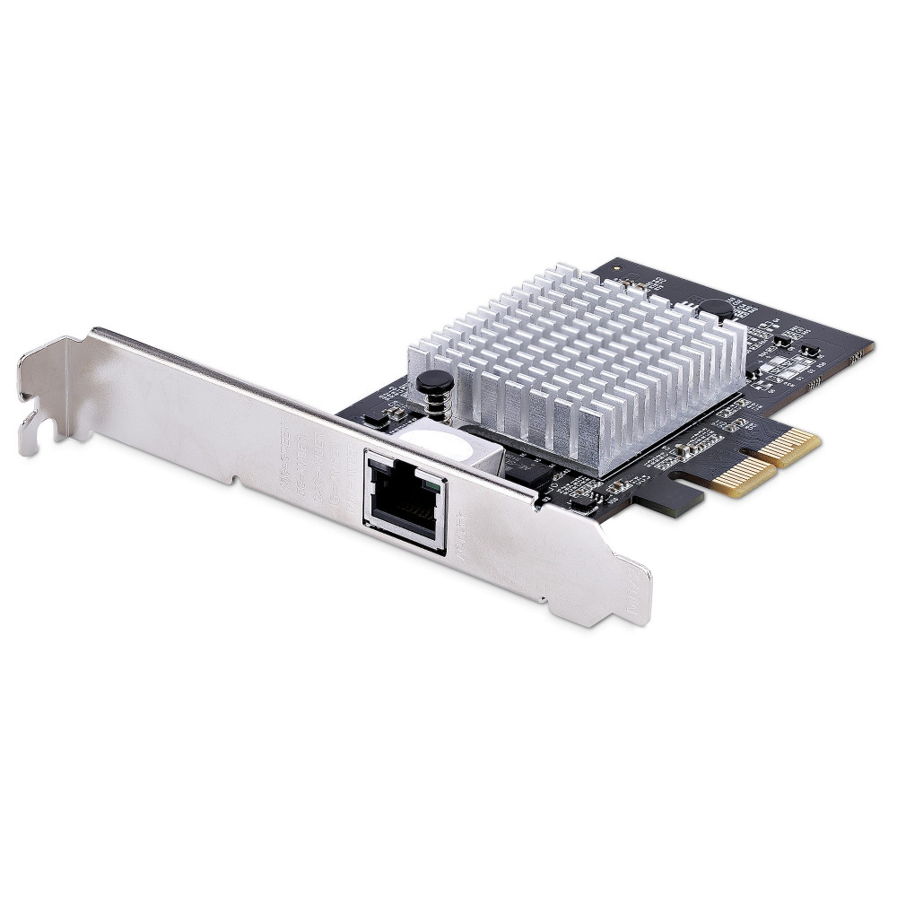 StarTech.com 1-Port 10Gbps PCIe Network Adapter Card, Network Card for PC/Server, Six-Speed PCIe Ethernet Card with Jumbo Frame Support, NIC/LAN Interface Card, 10GBASE-T and NBASE-T (ST10GSPEXNB2)