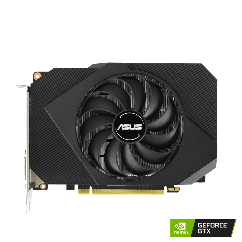 ASUS Phoenix GeForce GTX 1630 4GB GDDR6 PCIe 3.0 1xDVI/1xHDMI/1xDP Video Card (PH-GTX1630-4G)