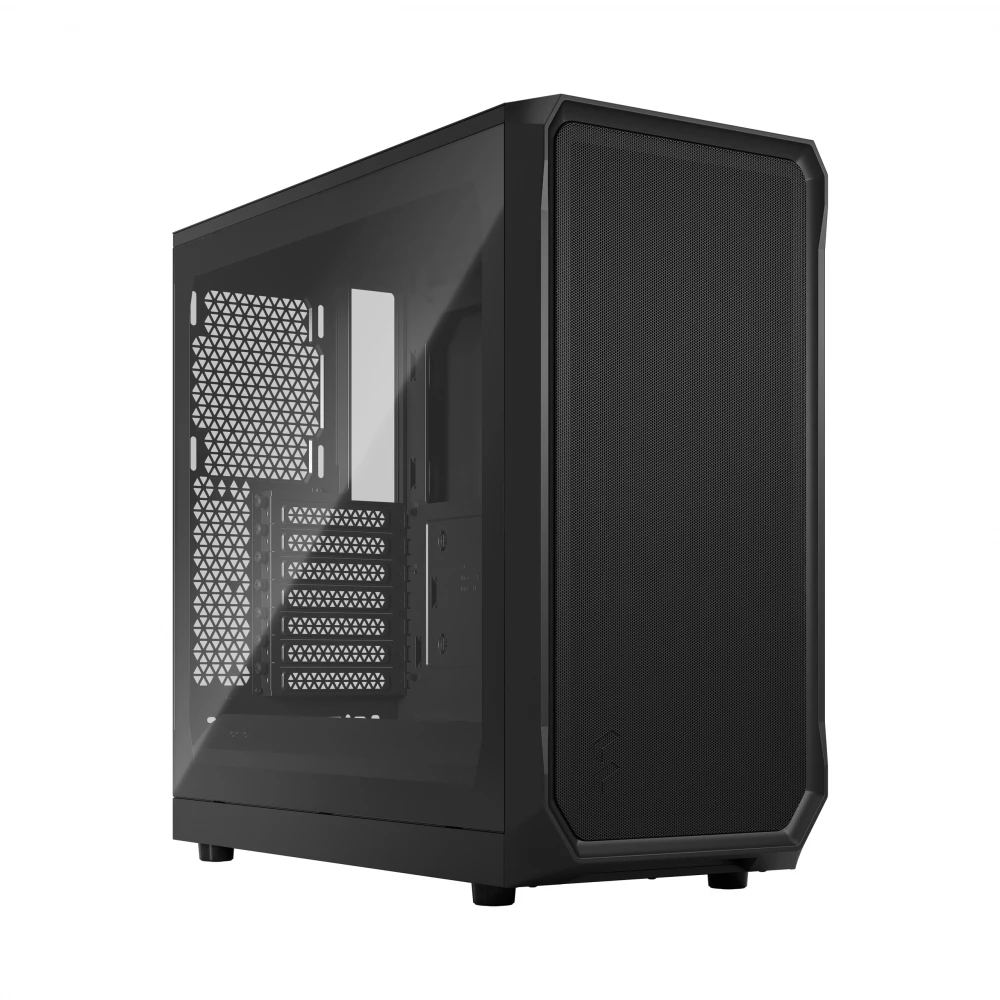Fractal Design Focus 2 Black Clear Tempered Glass ATX Mid-Tower Case (FD-C-FOC2A-01)