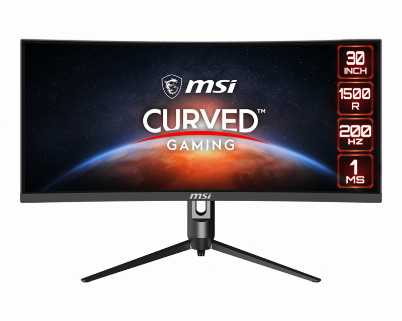 MSI Optix MAG301CR2 29.5" WFHD VA 200Hz FreeSync Premium, Pivot, Height Adjustment, HDMI,DP,USB-C Curved Gaming Monitor (OPTIXMAG301CR2)