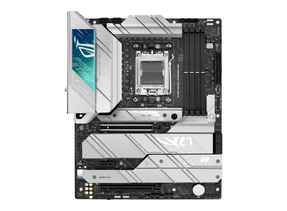 ASUS ROG Strix X670E-A Gaming WiFi AM5 ATX AMD X670E 4xDIMM DDR5 4xM.2 USB 3.2 PCIe 5.0 2.5Gb LAN Wi-Fi 6E+BT SupremeFX Audio Motherboard
