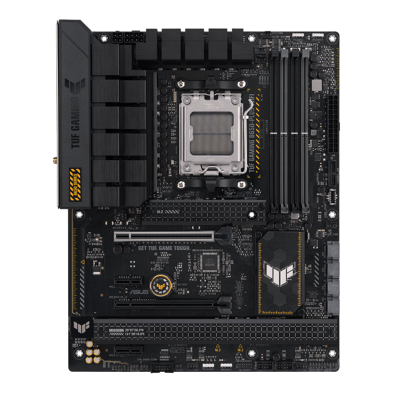 ASUS TUF Gaming B650-Plus WIFI AM5 ATX AMD B650 4xDIMM DDR5 3xM.2 USB 3.2 PCIe 5.0 Storage 2.5Gb LAN Wi-Fi 6+BT Motherboard