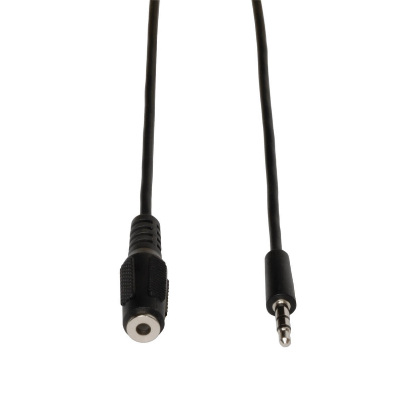 Tripp Lite 3.5mm Mini Stereo Audio Extension Cable for Speakers and Headphones (M/F), 10 ft. (3.05 m) (P311-010)