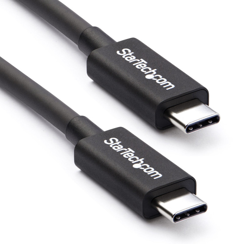 StarTech.com 0.5m Thunderbolt 3 (40Gbps) USB-C Cable - Thunderbolt, USB, and DisplayPort Compatible (TBLT34MM50CM)