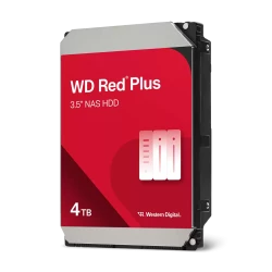 WD Red Plus 4TB 5400RPM 128MB Cache SATA 6Gb/s 3.5 NAS HDD Hard Drive (WD40EFZZ)