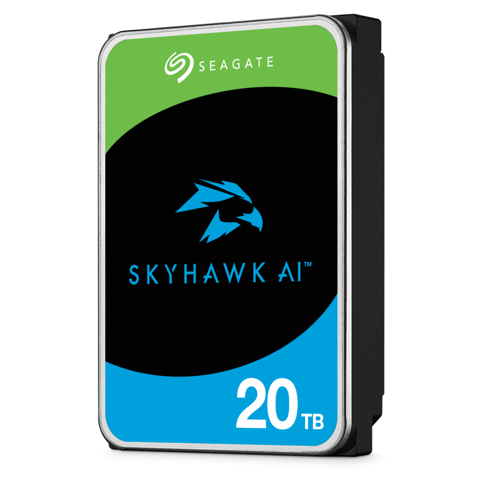 Seagate SkyHawk AI 20TB 512MB Cache SATA 6Gb/s 3.5" Surveillance HDD Hard Drive (ST20000VE003)