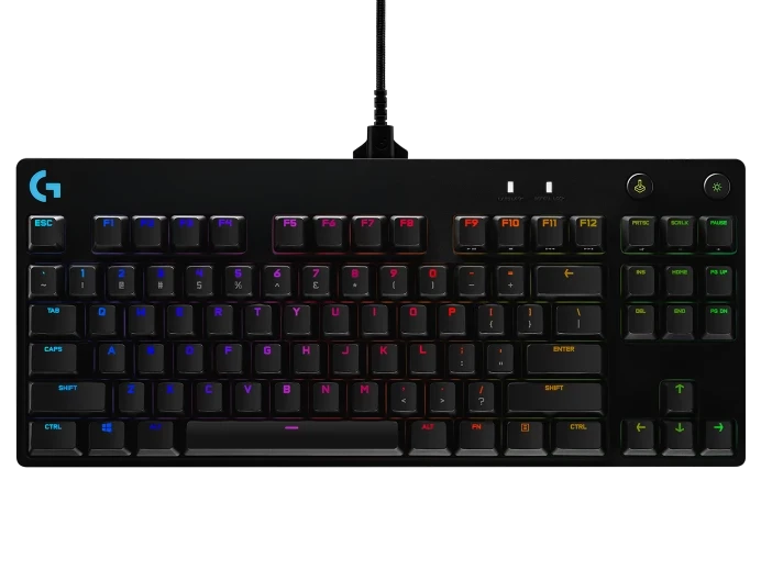 Logitech Pro Black Clicky English Mechanical Gaming Keyboard (920-009388)