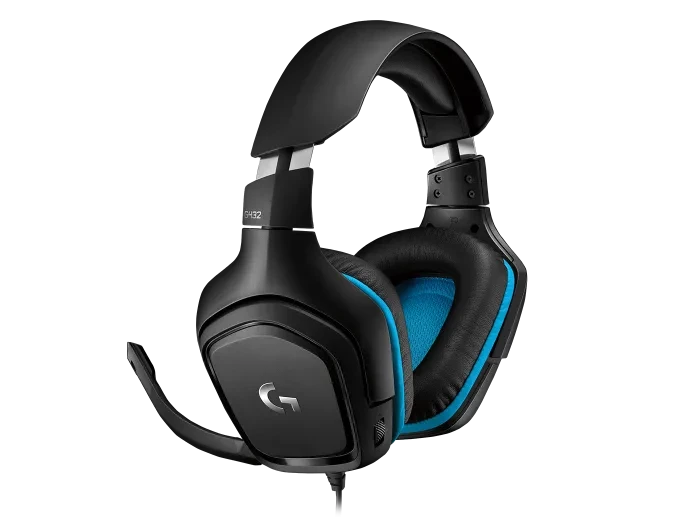Logitech G432 7.1 Surround Sound Wired Gaming Headset (981-000769)