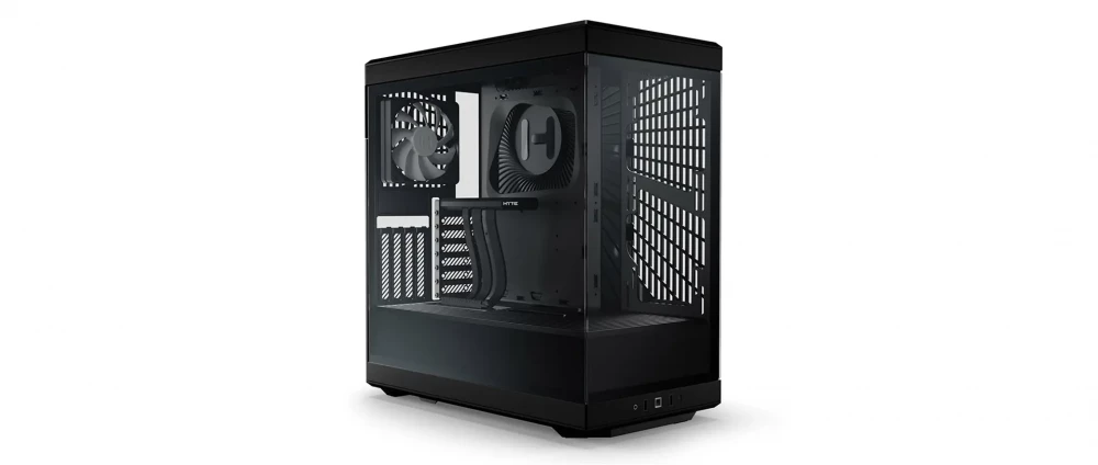 HYTE Y40 Black Tempered Glass PCIE 4.0 Riser ATX Mid-Tower Case (CS-HYTE-Y40-B)