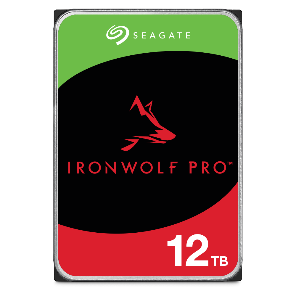Seagate IronWolf Pro 12TB 7200RPM 256MB Cache SATA 6Gb/s 3.5" NAS HDD (ST12000NT001)