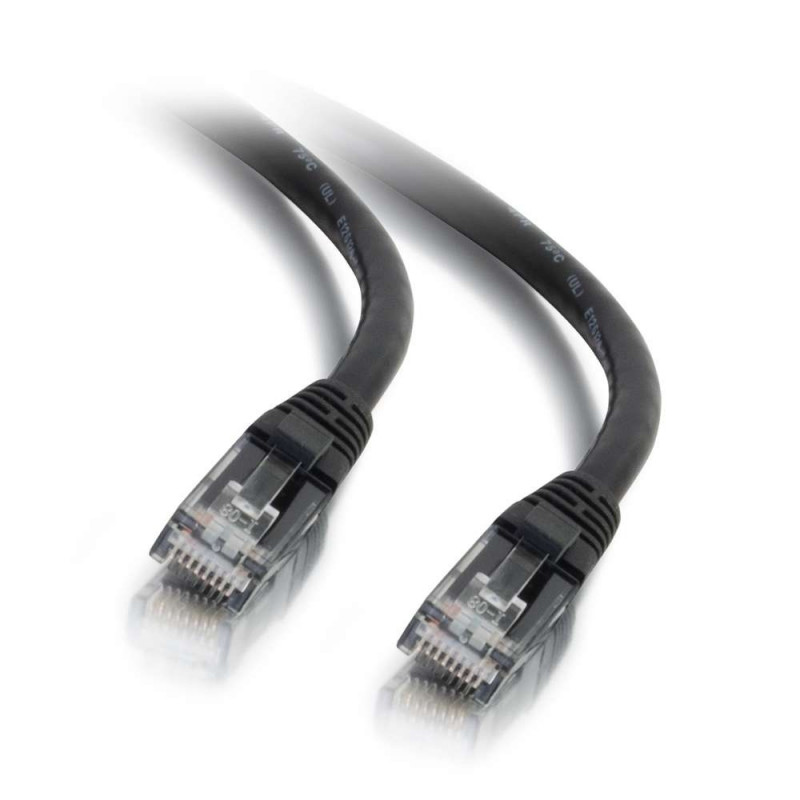 C2G 12ft (3.7m) Cat6 Snagless Unshielded (UTP) Ethernet Network Patch Cable - Black (03986)