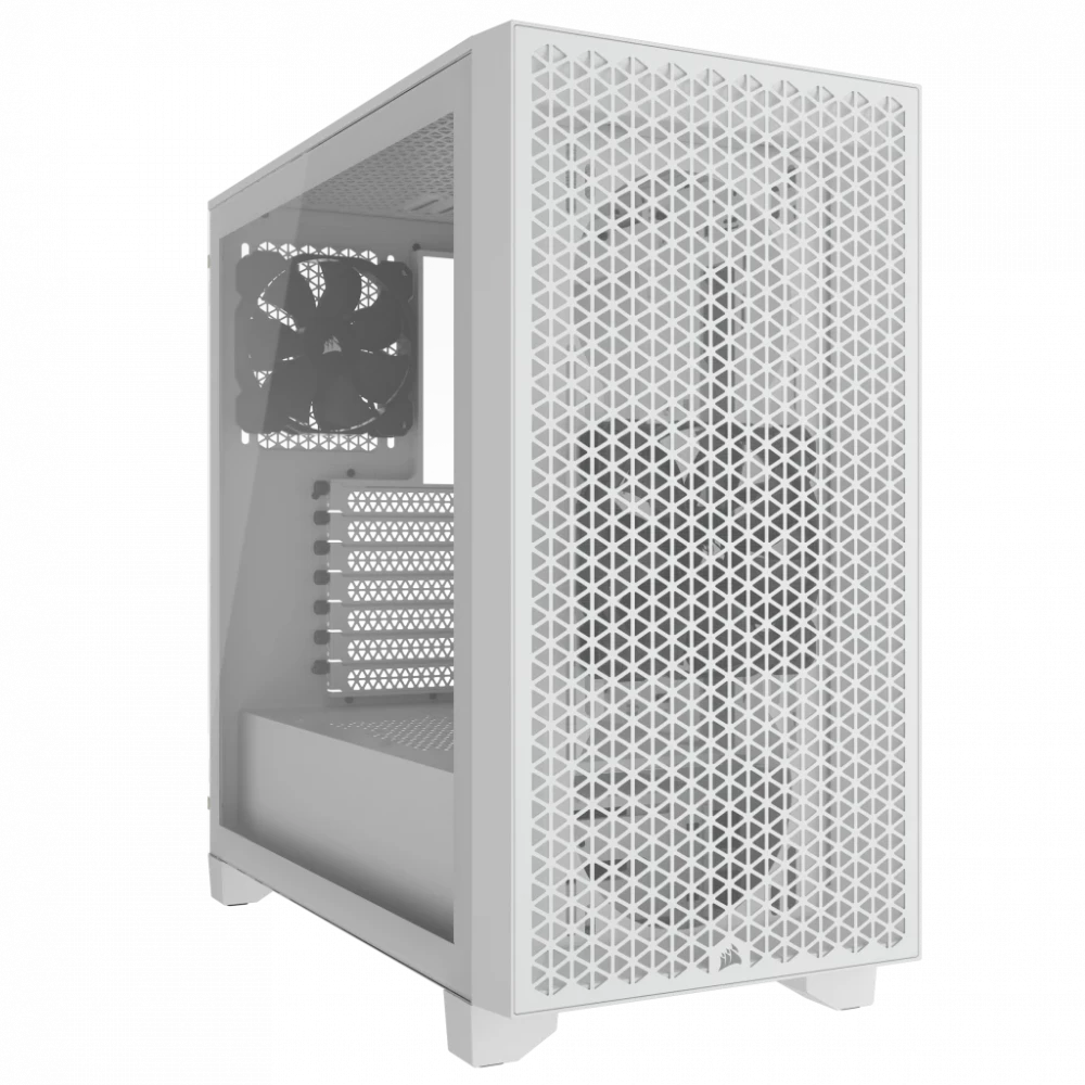 Corsair 3000D AIRFLOW White 2xSP120 ELITE fans ATX Mid-Tower Case (CC-9011252-WW)