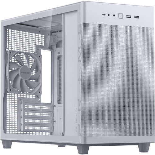 ASUS Prime AP201 Tempered Glass White Micro-ATX Small Tower Case (AP201/WHT/TG//)