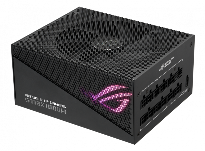 ASUS ROG STRIX 1000W Gold Aura Edition 80 Plus Gold ATX 3.0 PCIe 5.0 Fully Modular Power Supply (ROG-STRIX-1000G-AURA-GAMING)