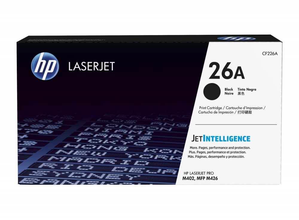 HP 26A Black Original LaserJet Toner Cartridge (CF226A)