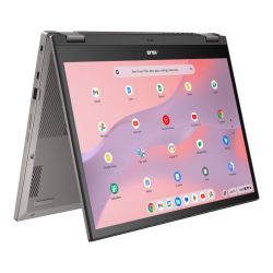 ASUS Chromebook Flip CB3401FBA-C5ENT-CA ZINC 14.0" WUXGA TouchScreen Intel Core i5-1235U 16GB RAM 512GB SSD Intel Irix Xe Graphics Chrome OS 1YW/1ADP Backlit English Keyboard