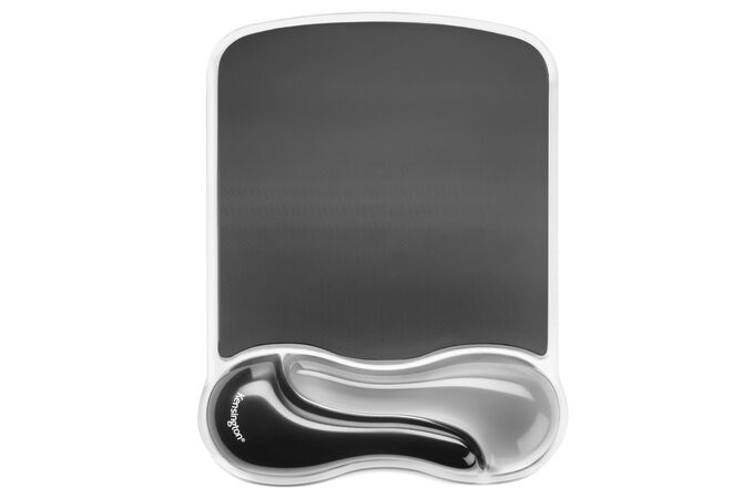 Kensington Duo Gel Mouse Pad Wrist Rest Black/Grey (K62399US)