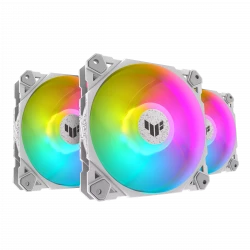 ASUS TUF Gaming TF120 ARGB White Fan - Triple Fan Kit with ARGB Controller (TUF GAMING TF120 ARGB 3IN1)