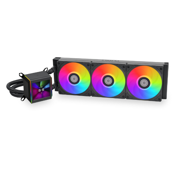 Lian Li Galahad II LCD Black 360mm AIO Liquid CPU Cooler (GA2ALCD36B)