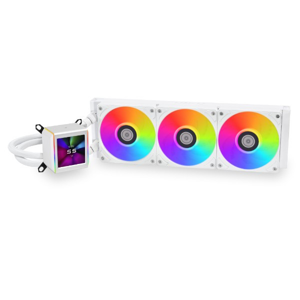 Lian Li Galahad II LCD White 360mm AIO Liquid CPU Cooler (GA2ALCD36W)