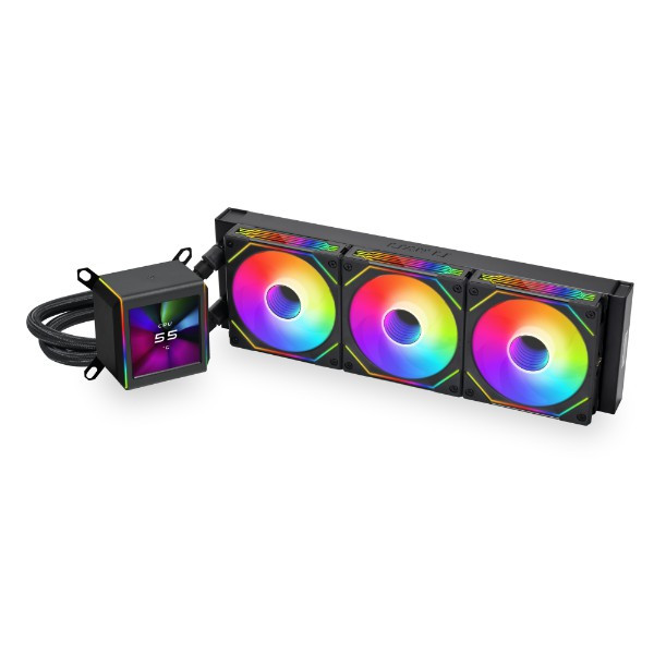Lian Li Galahad II LCD SL-INF Black 360mm AIO Liquid CPU Cooler (GA2ALCD36INB)