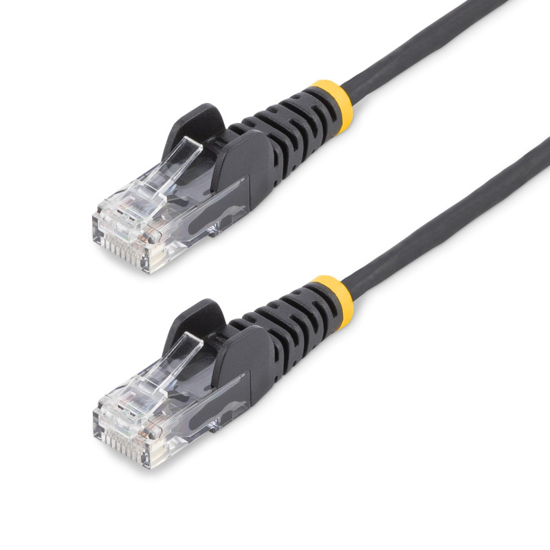 StarTech.com 10 ft. CAT6 Ethernet Cable - Slim - Snagless RJ45 Connectors - Black (N6PAT10BKS)