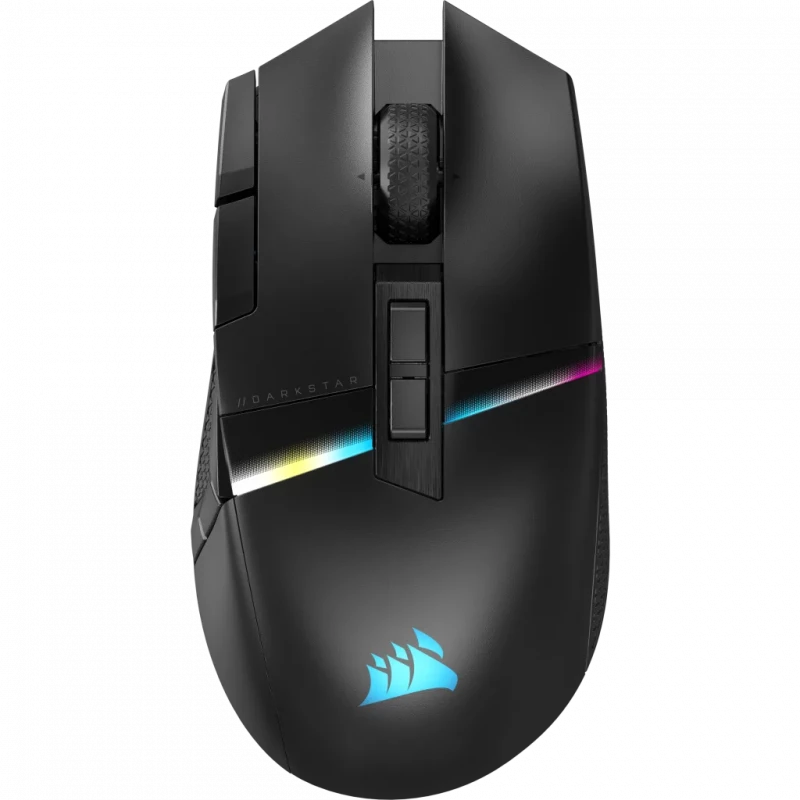 Corsair DARKSTAR WIRELESS RGB MMO Slipstream/Bluetooth Gaming Mouse (CH-931A011-NA)