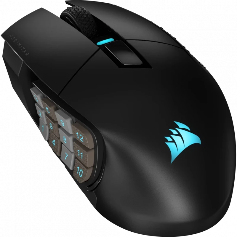 Corsair SCIMITAR ELITE WIRELESS Slipstream/Bluetooth MMO Gaming Mouse (CH-9314311-NA)