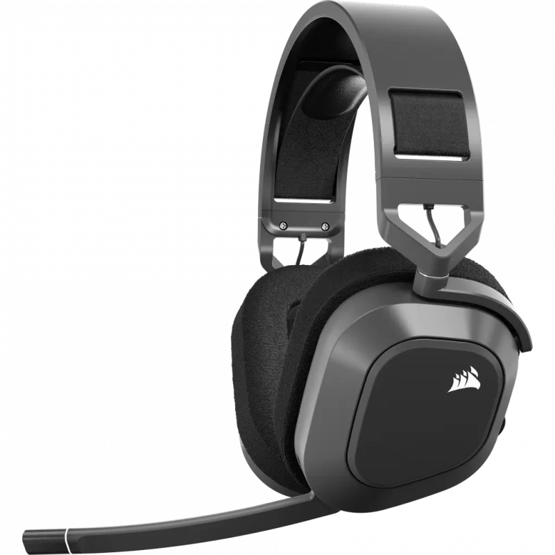 Corsair HS80 MAX WIRELESS Gaming Headset - Steel Gray (CA-9011295-NA)