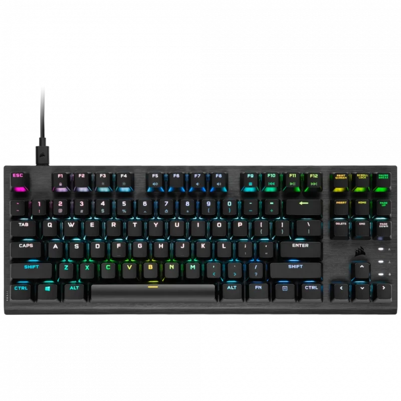 Corsair K60 PRO TKL RGB Tenkeyless Optical-Mechanical Gaming Keyboard - CORSAIR OPX Switch (CH-911D01A-NA)