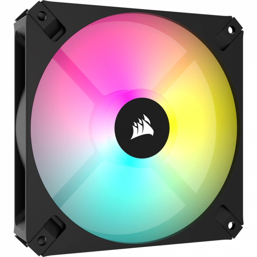 Corsair iCUE AR120 Digital RGB 120mm PWM Fan, Single Pack - Black (CO-9050166-WW)