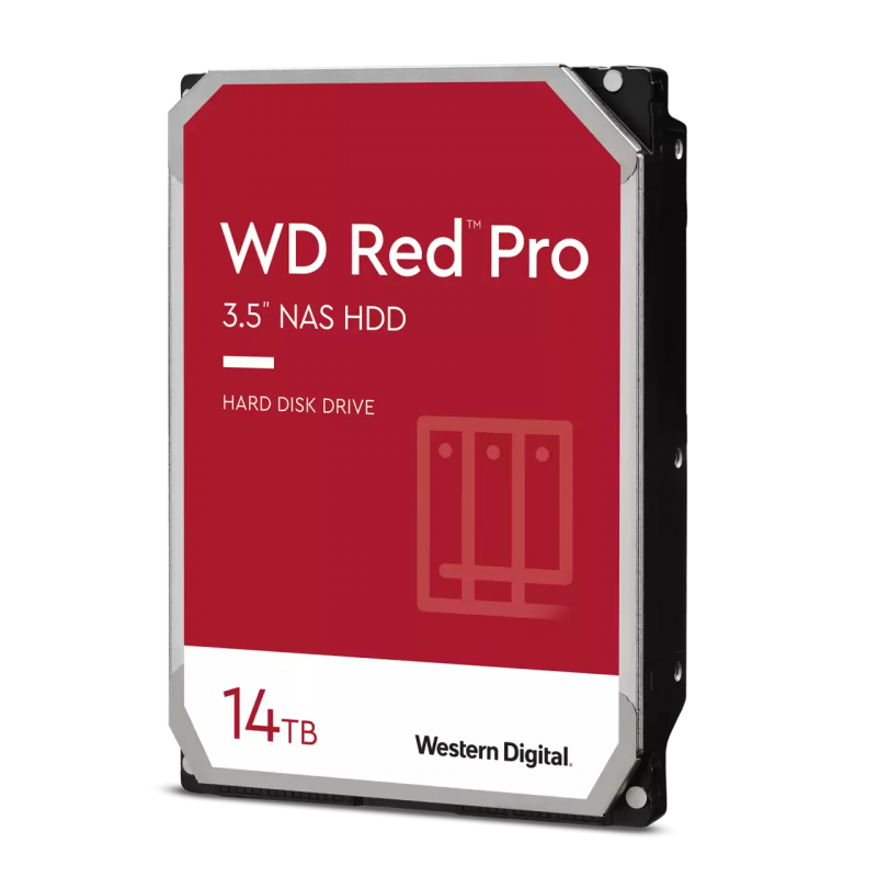 WD Red Pro 14TB 7200RPM 512MB Cache SATA 6Gb/s 3.5" NAS HDD Hard Drive (WD142KFGX)