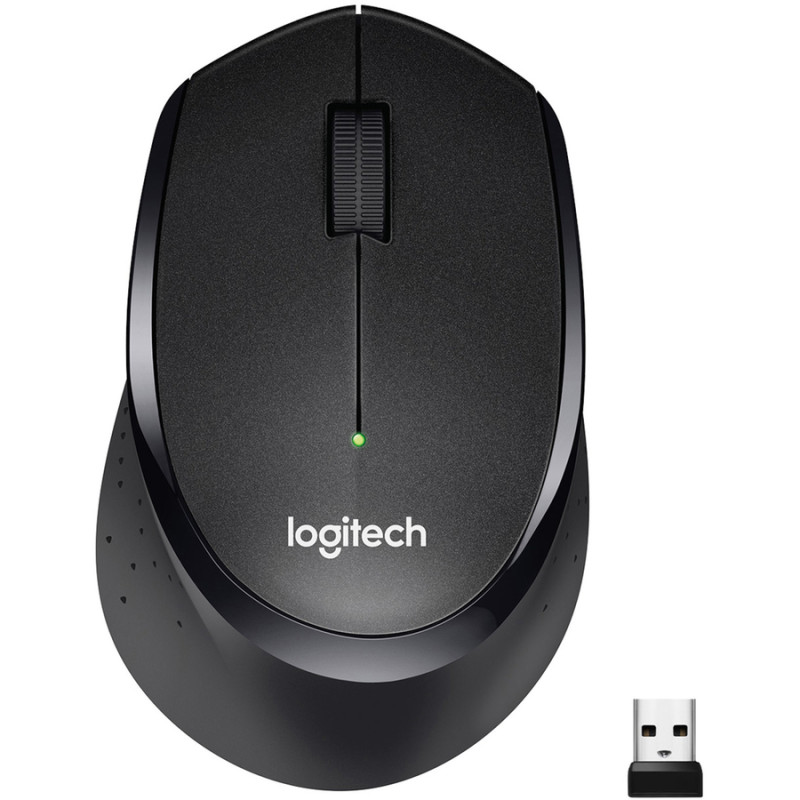 Logitech M330 Silent Plus Wireless Mouse - Black (910-004905)