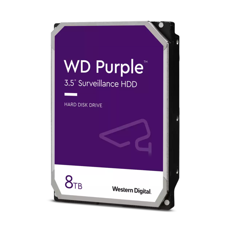 WD Purple 8TB 5640RPM 256MB Cache SATA 6Gb/s 3.5" Surveillance HDD Hard Drive (WD85PURZ)