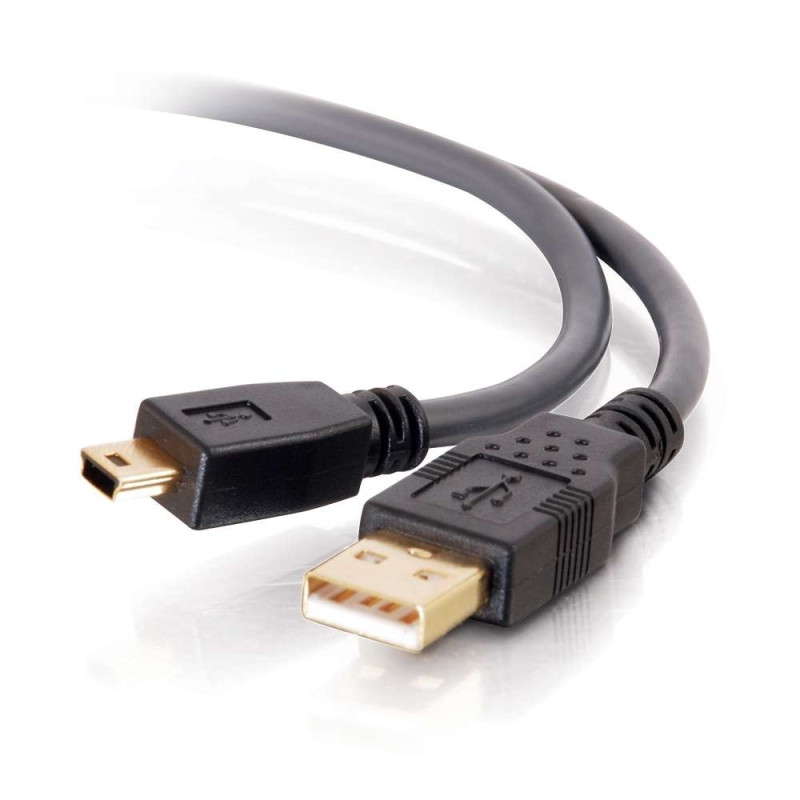 C2G 6.6ft (2m) Ultima USB 2.0 A to Mini-B Cable (29651)