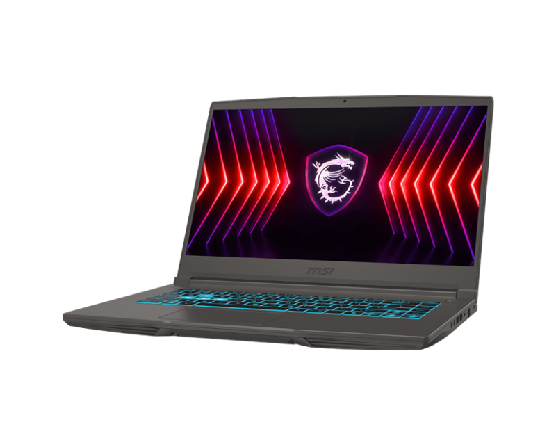 MSI Thin A15 B7VF-203CA Cosmos Gray 15.6" FHD 144Hz IPS AMD Ryzen 7 7735HS 16GB RAM 1TB SSD NVIDIA GeForce RTX 4060 Laptop 8GB Graphics Win11 Home 1YW Blue Backlit English Keyboard Gaming Notebook