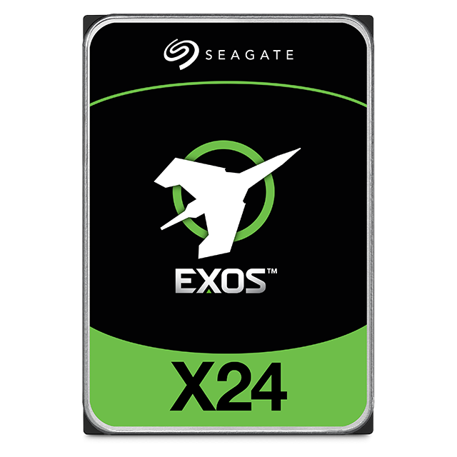 Seagate Exos X24 24TB 7200RPM 512MB Cache SATA 6Gb/s Enterprise HDD Hard Drive (ST24000NM002H)