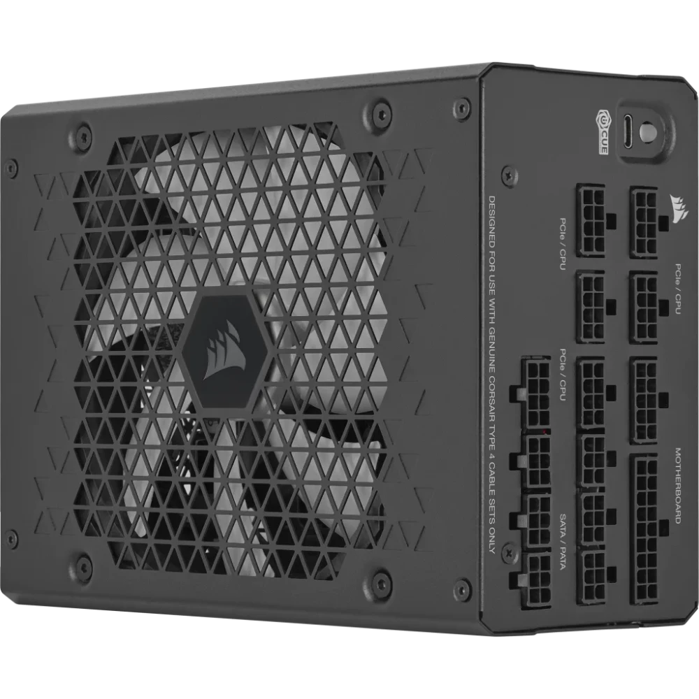 Corsair HXi Series HX1200i 1200W 80 Plus Platinum ATX 3.1 PCIe 5.1 Ultra-Low Noise Fully Modular Power Supply (CP-9020281-NA)