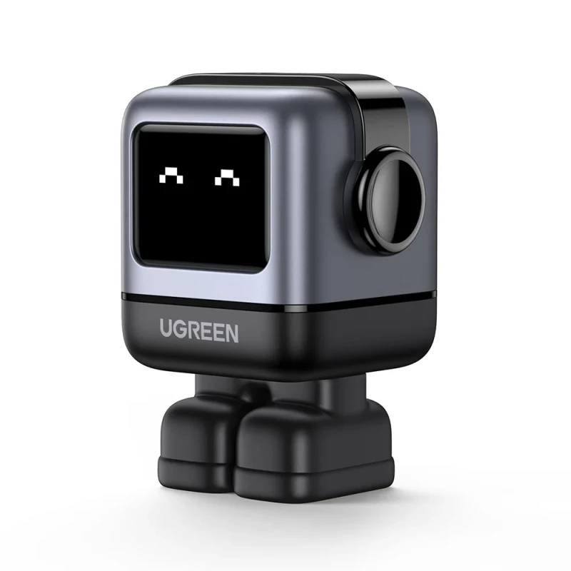 UGREEN Nexode 30W USB Type C PD Robot GaN Fast Charger with LED Screen Display and Magnetic Plug Cover (15550)
