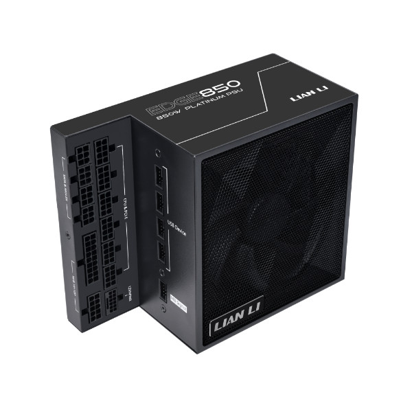 Lian Li EDGE 1300W Black L-shape 80 PLUS Platinum ATX 3.1 PCIe 5.1 Fully Modular Power Supply (EG1300 BLACK)