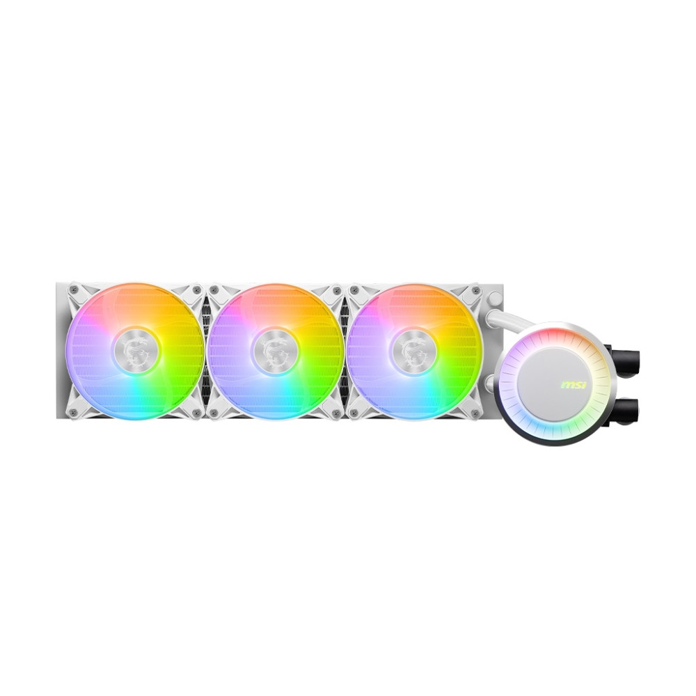 MSI MAG CORELIQUID E360 White ARGB 360mm AIO Liquid CPU Cooler (CLE360WT)