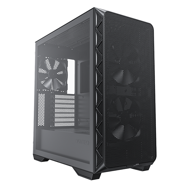 MONTECH AIR 903 BASE Black TG 3x140mm PWM Fans ATX Mid-Tower Case