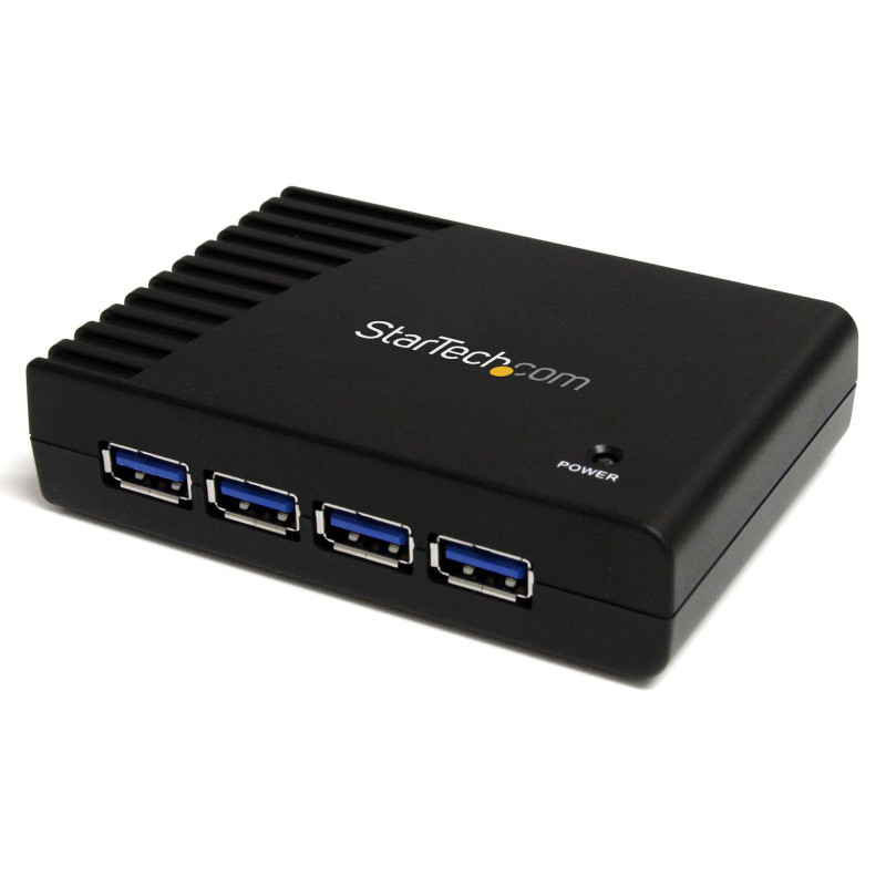 StarTech.com 4 Port Black SuperSpeed USB 3.0 Hub - 5Gbps (ST4300USB3)
