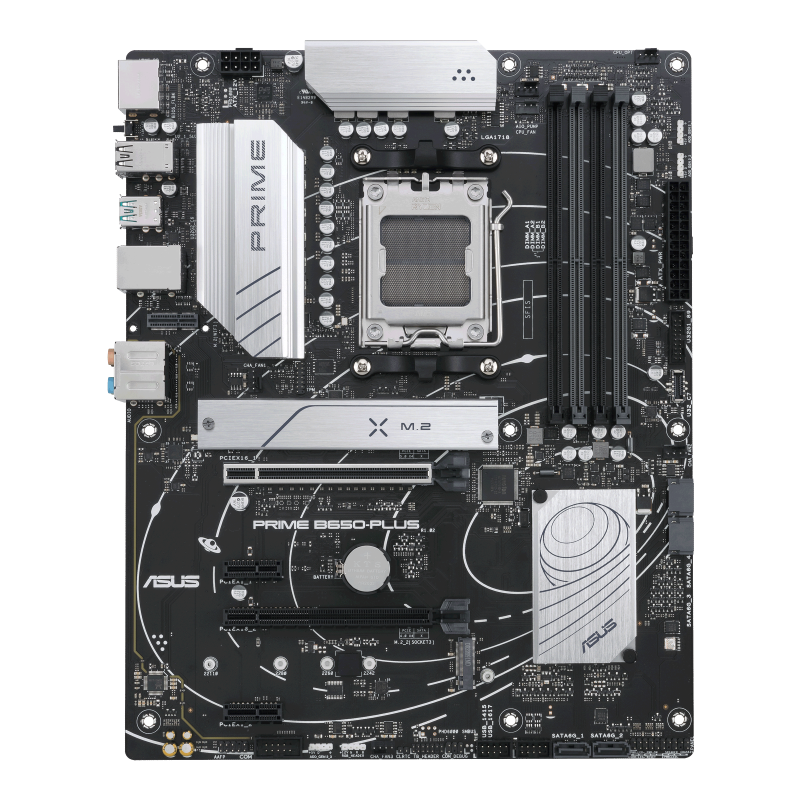 ASUS Prime B650-Plus WiFi AM5 ATX AMD B650 4xDIMM DDR4 2xM.2 USB 3.2 2.5Gb LAN Motherboard