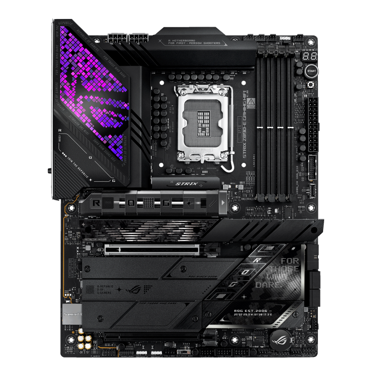 ASUS ROG STRIX Z890-E GAMING WIFI LGA1851 ATX Intel Z890 4xDIMM DDR5 7xM.2 Thunderbolt 4 5Gb LAN Wi-Fi 7+BT Motherboard
