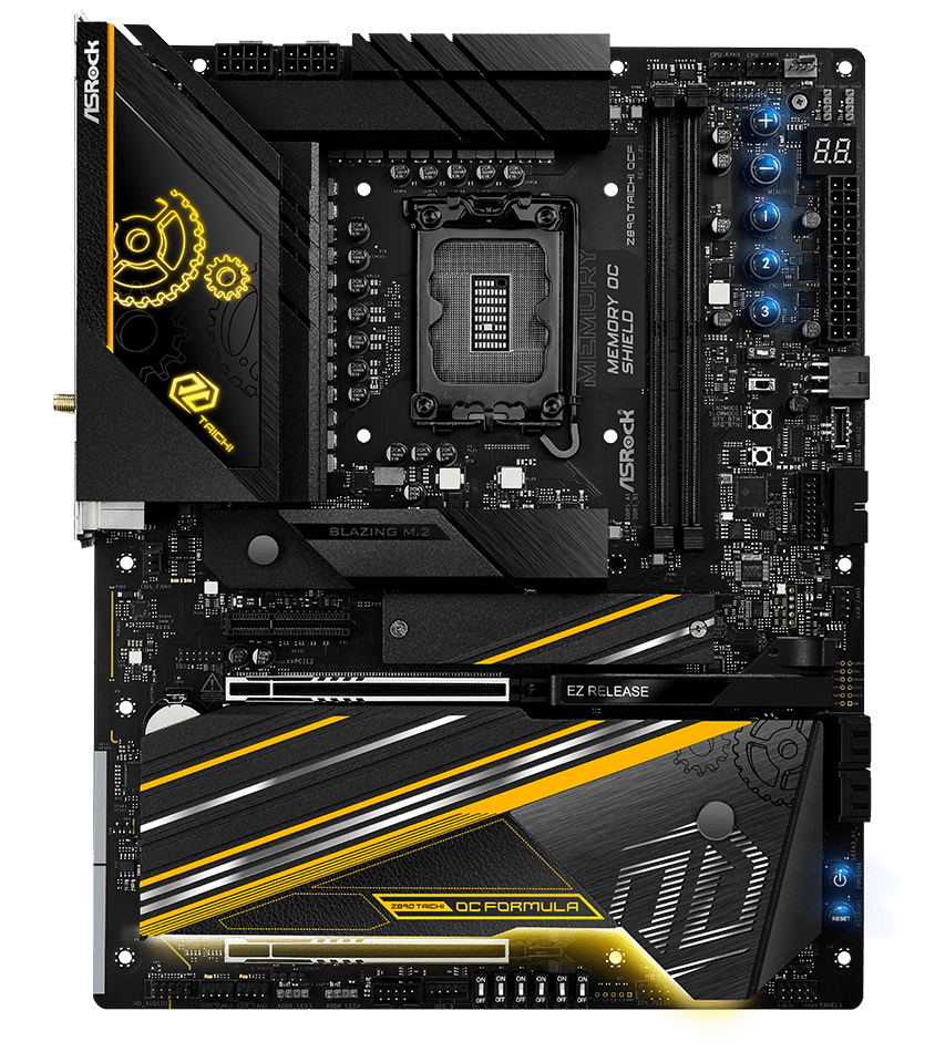 ASRock Z890 Taichi OCF LGA1851 ATX Intel Z890 2xDIMM DDR5 6xM.2 Thunderbolt 4 5Gb LAN Wi-Fi 7+BT Motherboard