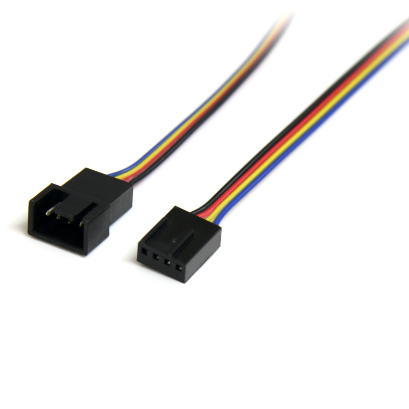 StarTech.com 12in 4 Pin Fan Power Extension Cable - M/F (FAN4EXT12)