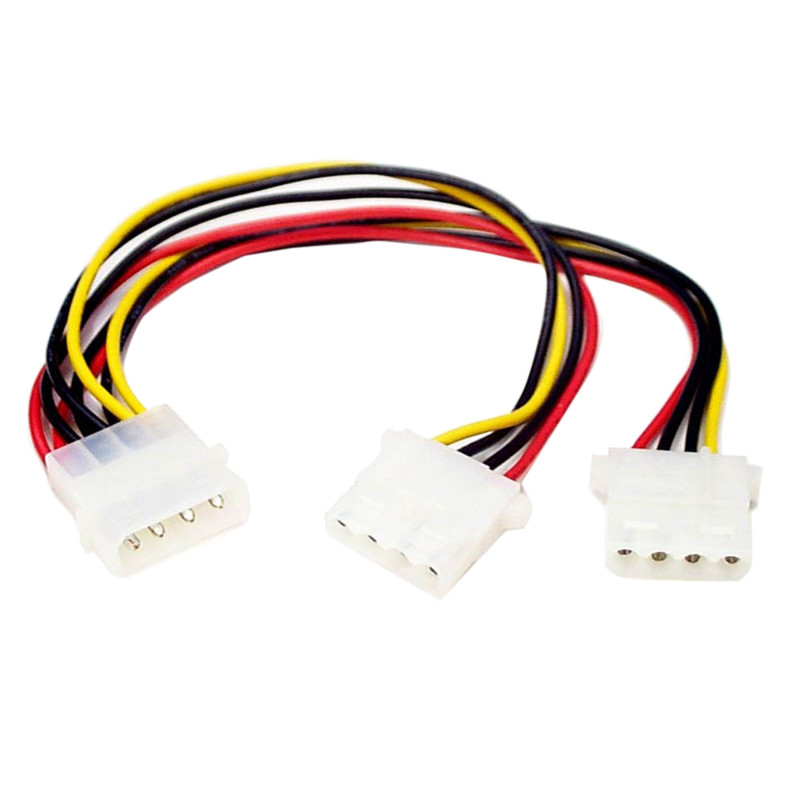 StarTech.com LP4 to 2x LP4 Power Y Splitter Cable M/F (PYO2L)