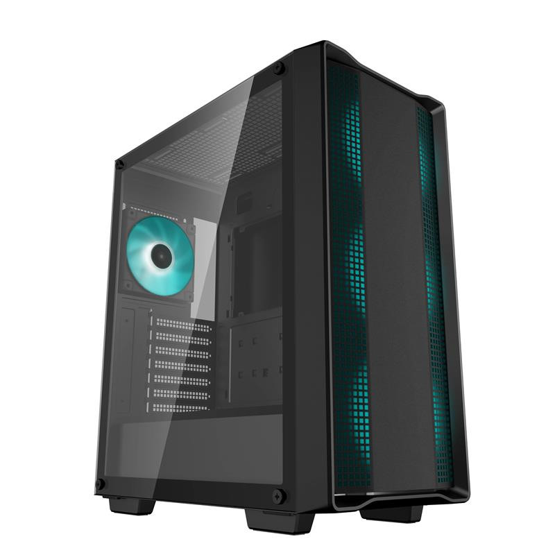 DeepCool CC560 V2 Black TG 4x120mm RGB Fans ATX Mid-Tower Case (R-CC560-BKGAA4-G-2)