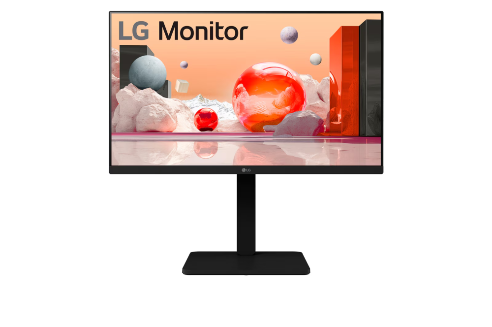 LG 24BA560-B 24" FHD 1920x1080 IPS 100Hz Speakers, Pivot, Height, HDMI,DP,VGA Business Monitor